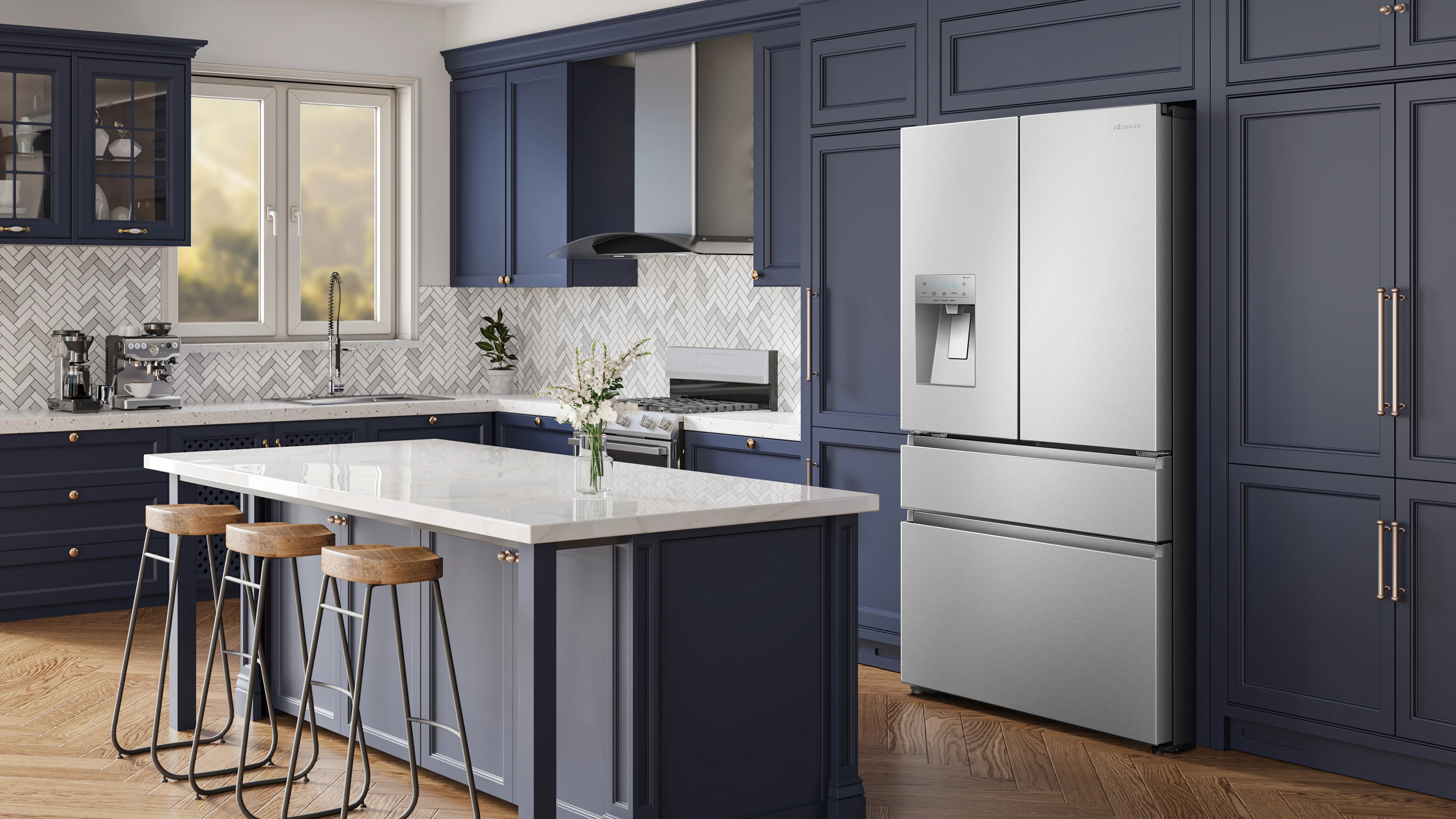 Refrigerator In Kitchen