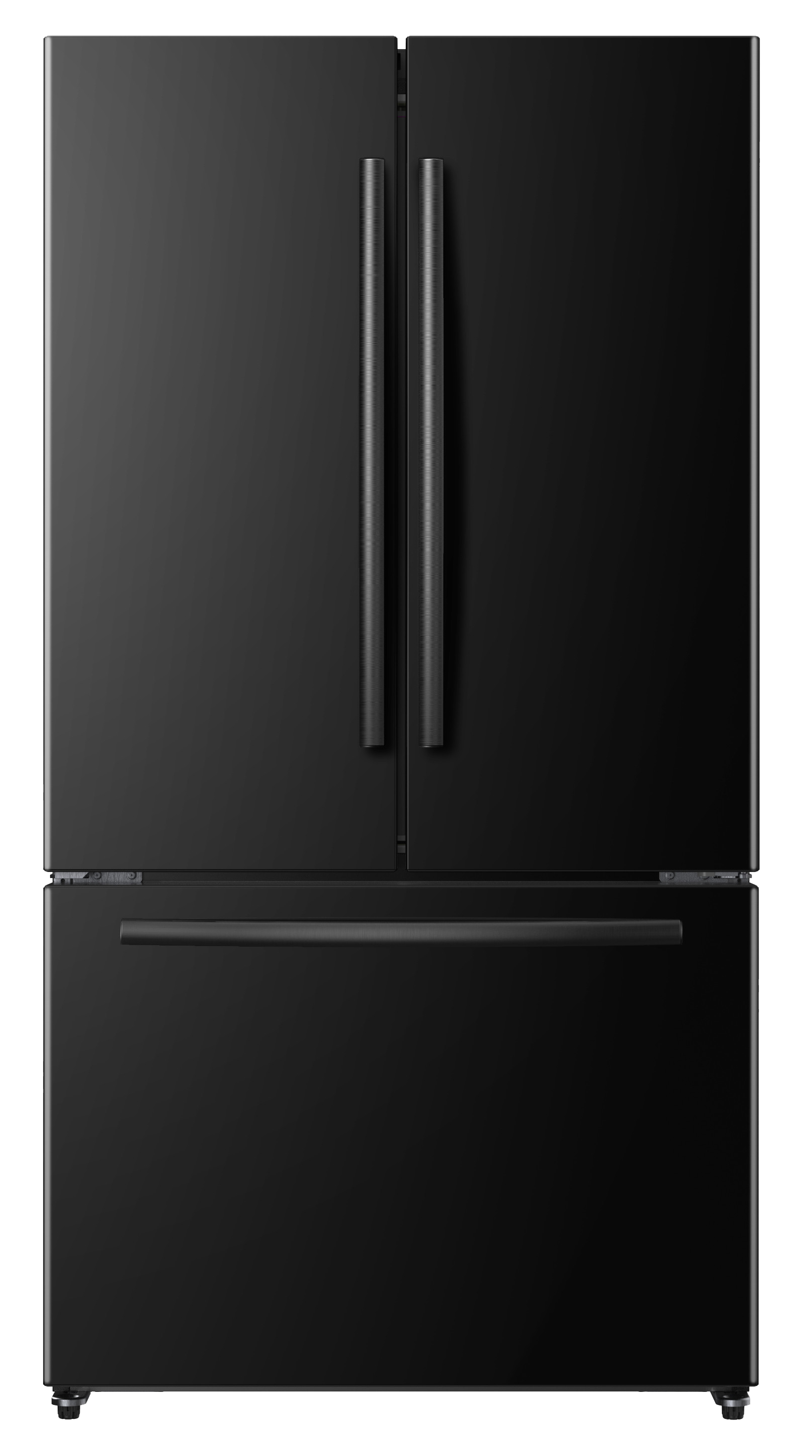 MORA 26.6 cu. ft. Standard Depth French Door Refrigerator (Black)